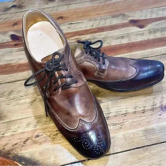 Bed Stu Mens Bench made Cobbler Series Wing Tips Shoes 6914 Oxfords 👞 - Picture 9 of 12